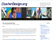 Tablet Screenshot of clusterdesign.org